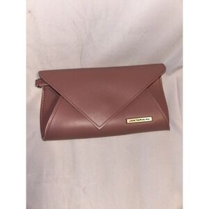 Jantaminiau x KLM Pink Envelope Wristlet Clutch Travel Bag‎ Limited Edition